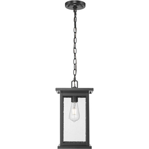 Bowton 1 Light 8.5 inch Powder Coated Black Outdoor Hanging Lantern